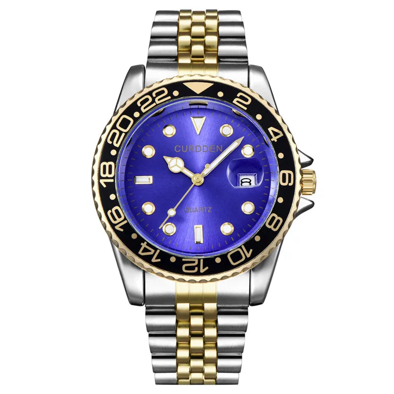 Orologio Uomo Quarzo Acciaio Data 42mm