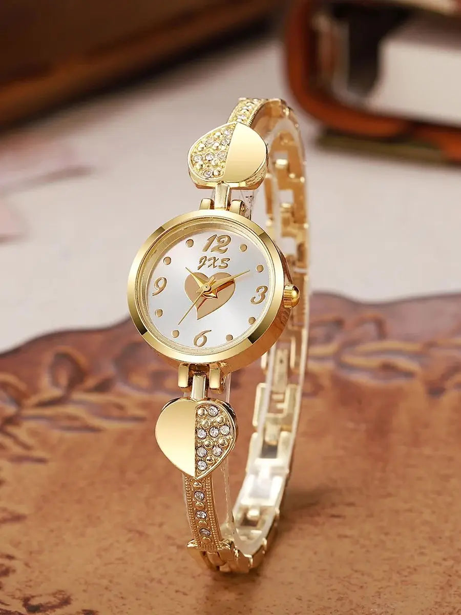Orologio Bracciale Da Donna Al Quarzo Elegante In Lega Moda Casual Quadrante 20mm