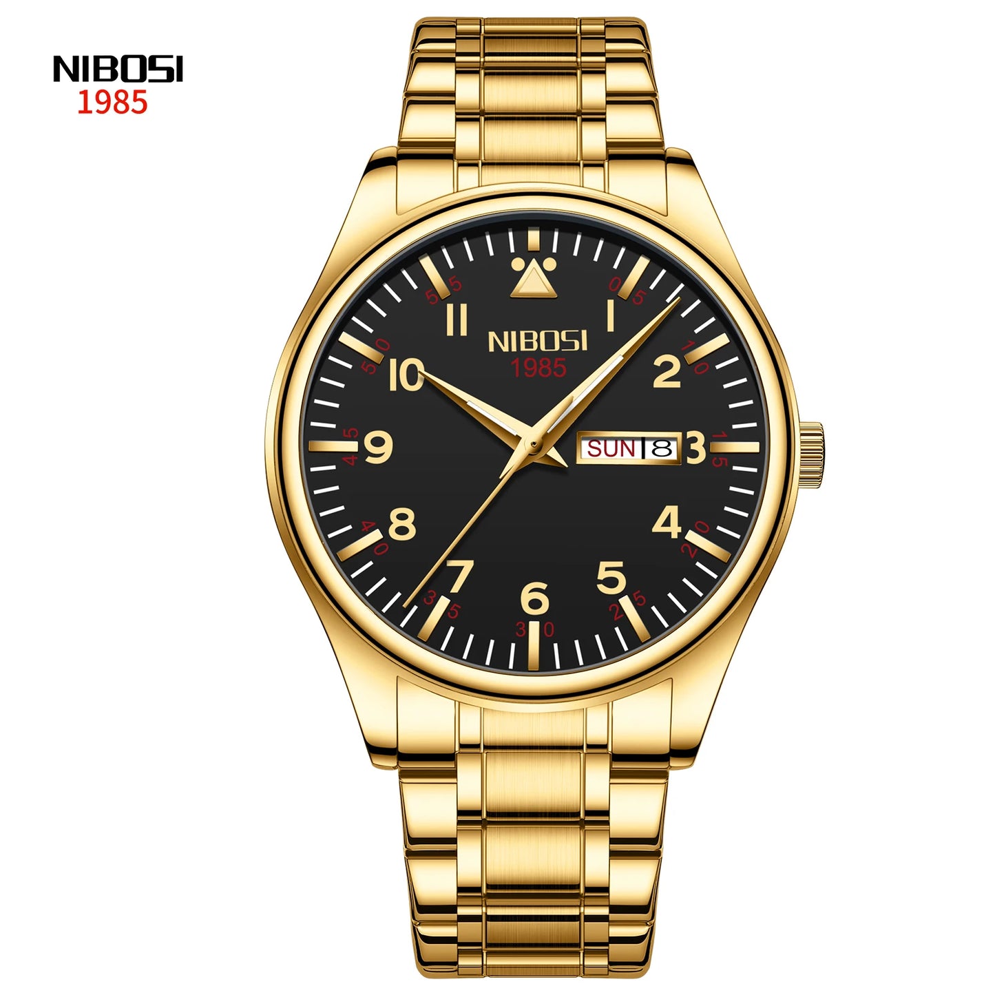 Orologio Uomo Al Quarzo In Acciaio Con Data Elegante Moda Casual