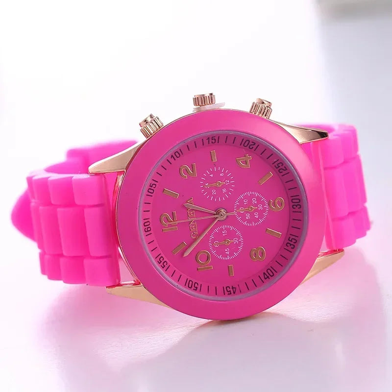 Orologio Donna Quarzo Elegante – Cinturino Silicone Cassa Lega