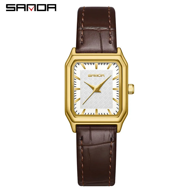 Orologio Donna Elegante Quarzo Moda Similpelle