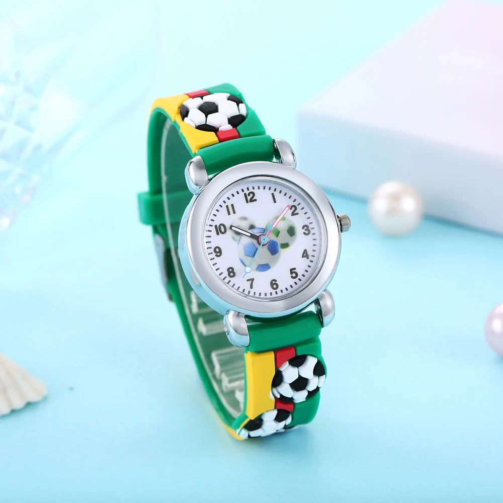 Orologio Bambino Cartoni Quarzo Silicone Colorato