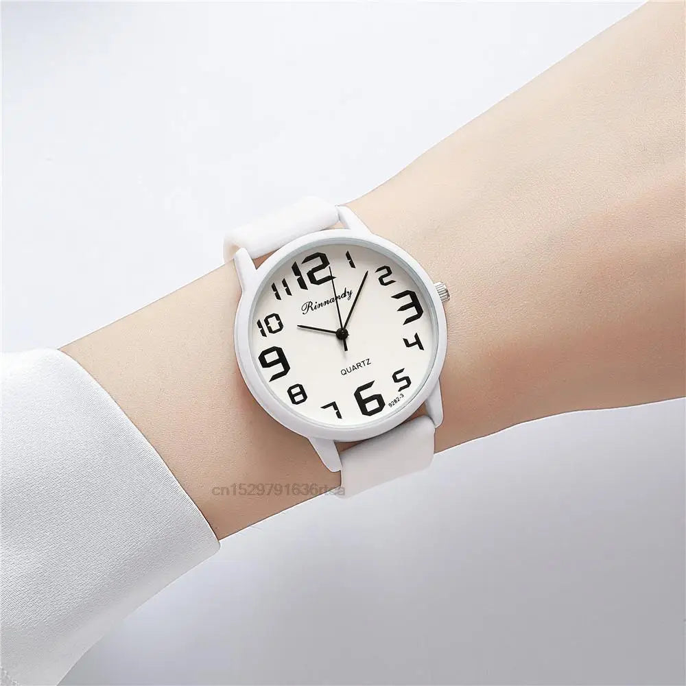 Orologio Donna Quarzo Cinturino Silicone – Quadrante 36 mm Stile Moda Casual