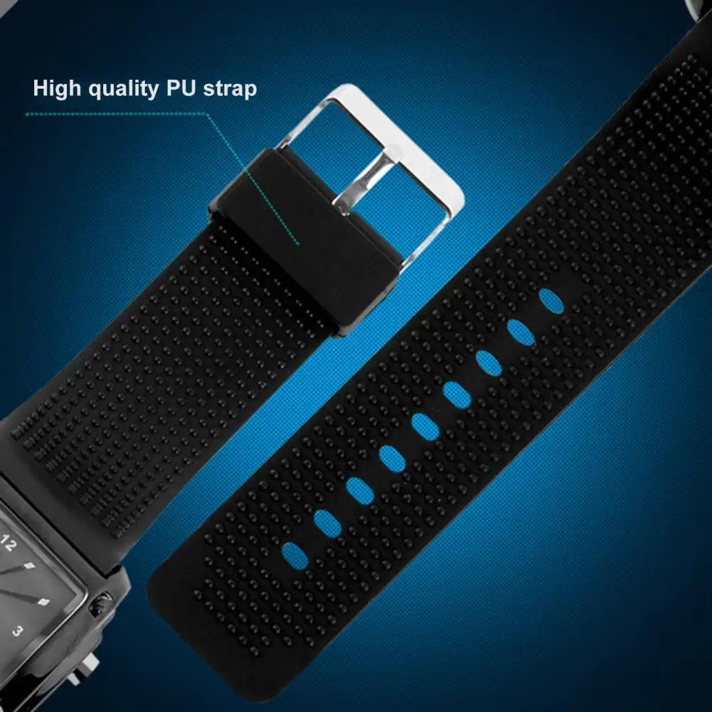 Orologio Digitale LED Uomo Donna Silicone Luce Notturna