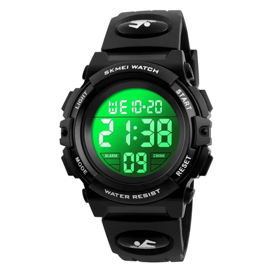Orologio Digitale Bambini LED Sveglia Cronometro Resistente all’Acqua