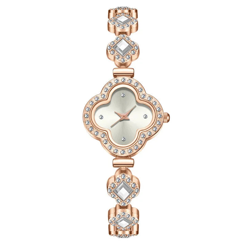 Orologio Al Quarzo Donna Cinturino In Lega Elegante Design Semplice Casual
