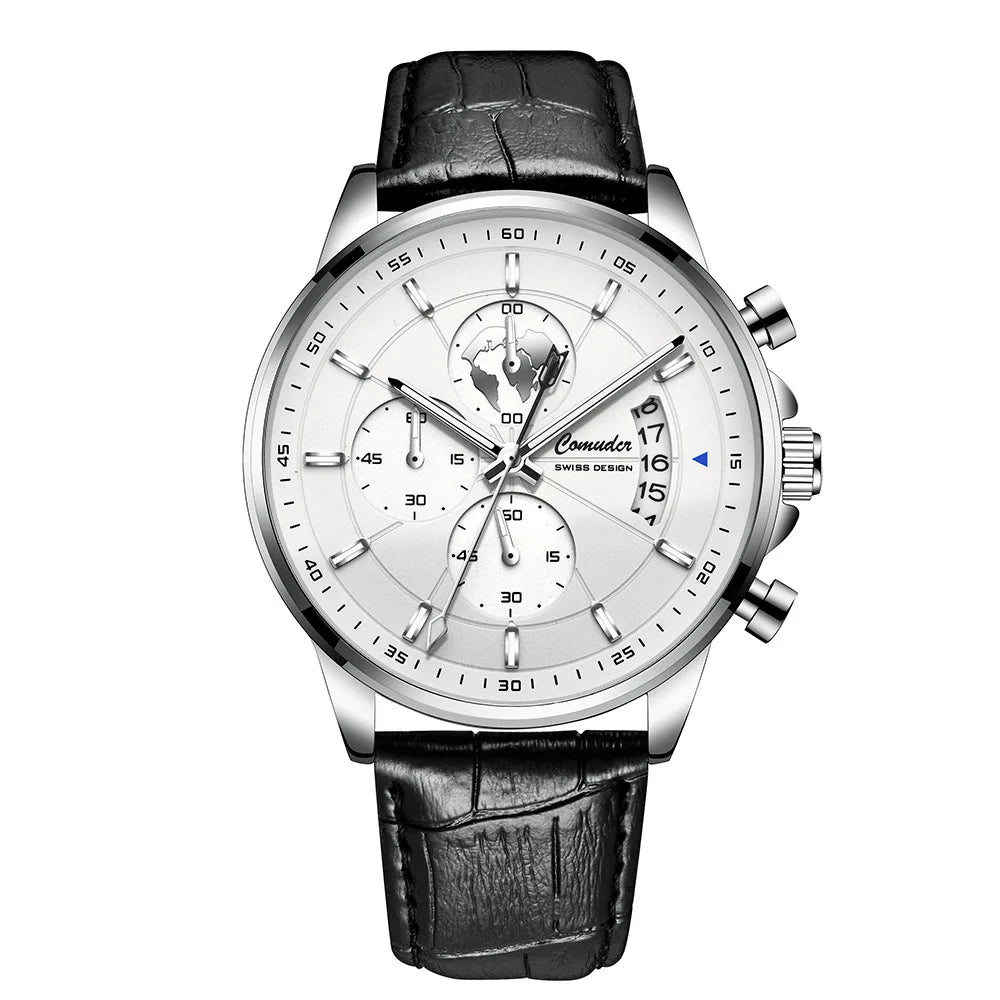 Orologio Uomo Quarzo Elegante Similpelle Classico