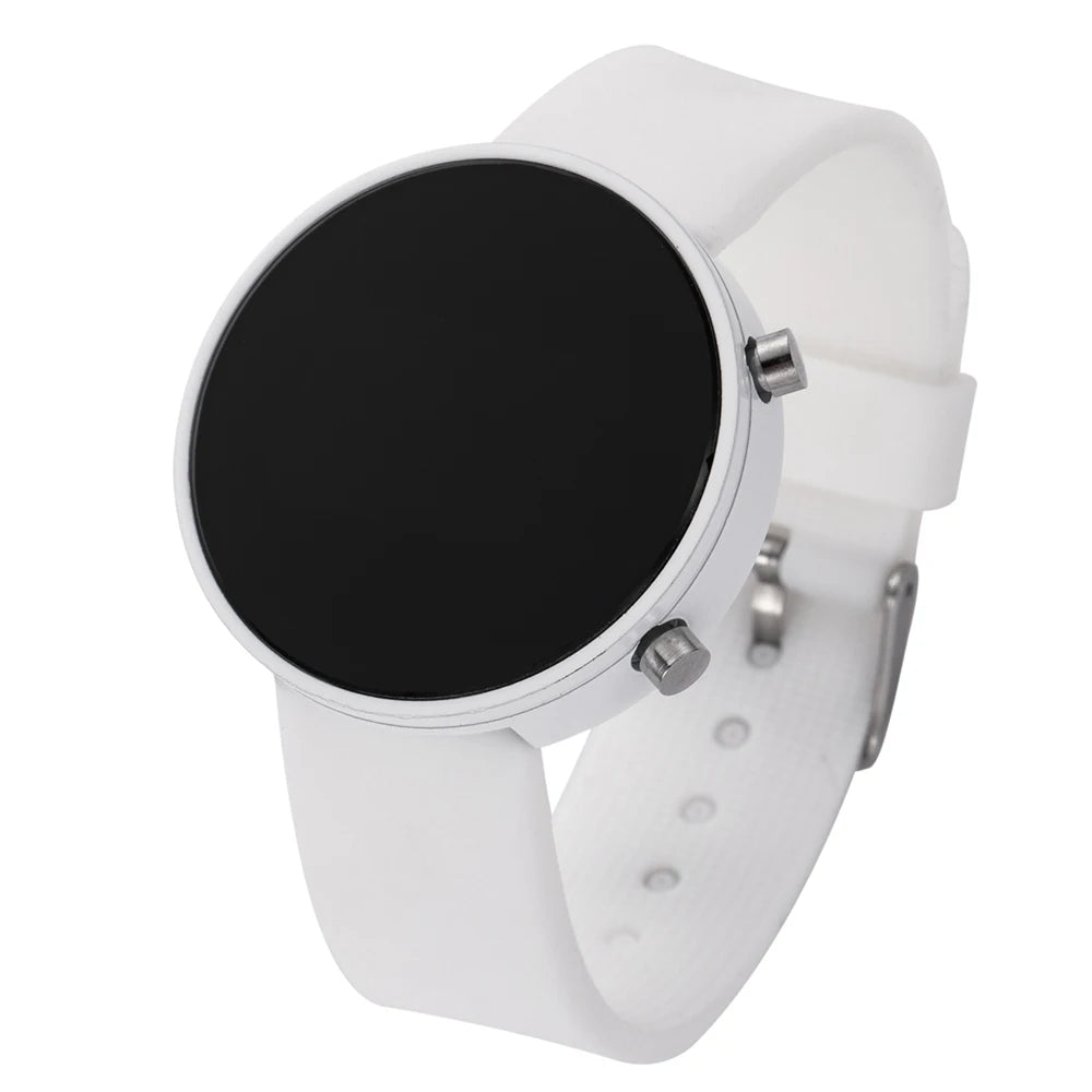 Orologio Digitale LED Uomo Donna Silicone Quadrante 40mm