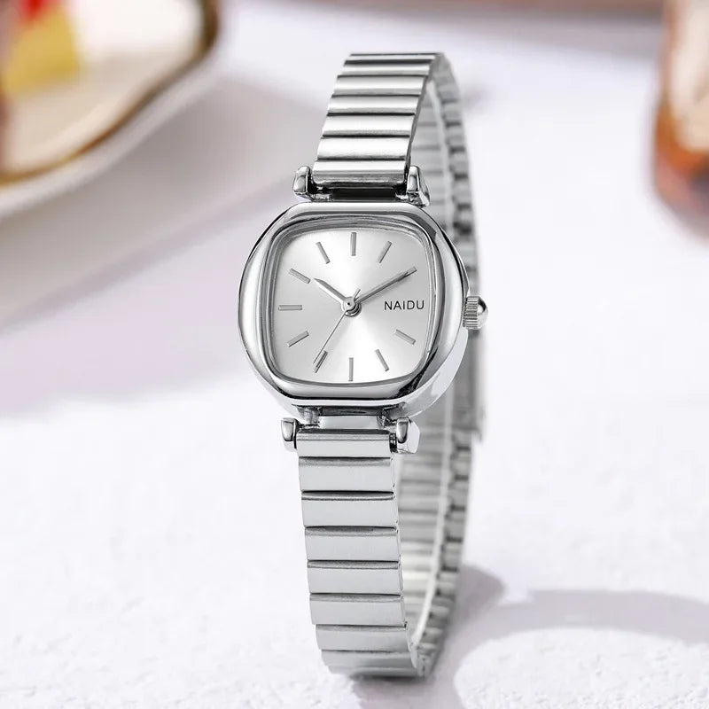 Orologio Donna Quarzo Elegante con Cinturino in Lega Moda Casual