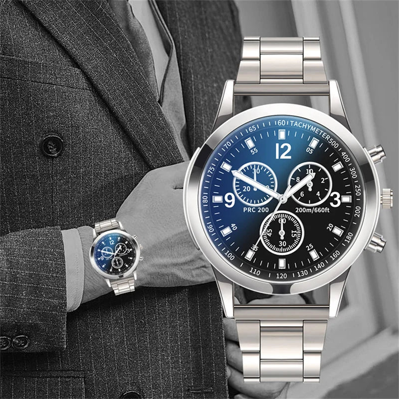 Orologio Uomo Lega Elegante Quarzo Quadrante 40 mm Stile Semplice
