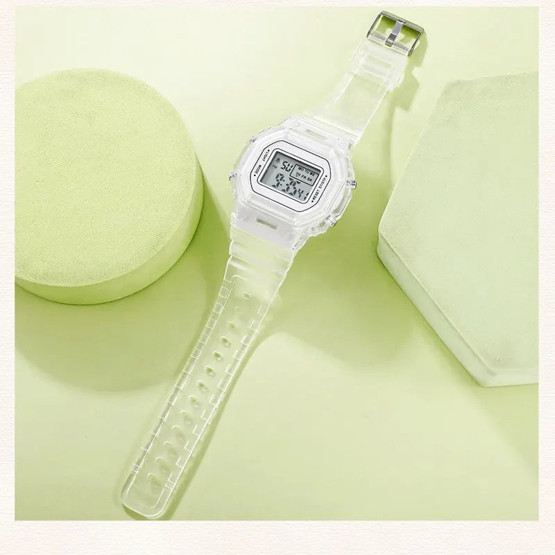 Orologio da Donna Digitale LED Silicone Sportivo Elettronico
