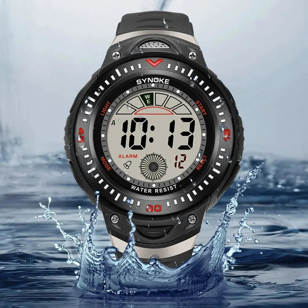 Orologio Uomo Led Sportivo Digitale 48mm Gomma