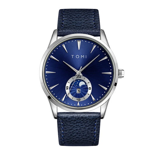 Orologio Uomo Quarzo Cinturino Similpelle – Elegante e Casual Quadrante 42mm