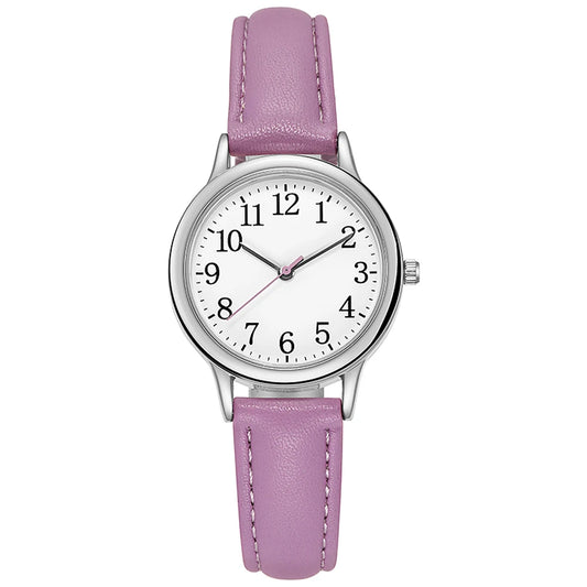 Orologio Donna Quarzo Elegante Similpelle Design Semplice e alla Moda