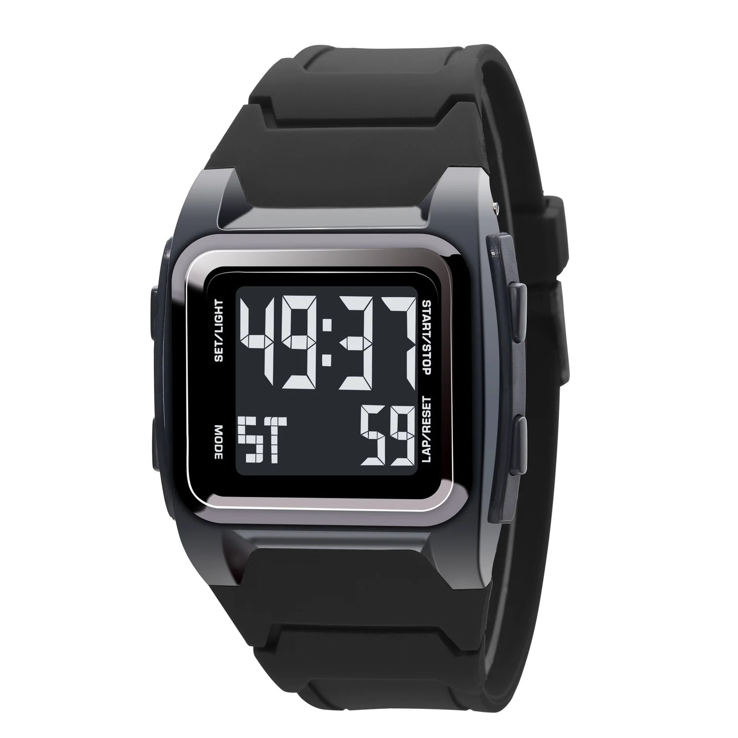 Orologio Digitale Uomo Sportivo Multifunzione Impermeabile 5ATM Cronometro Sveglia