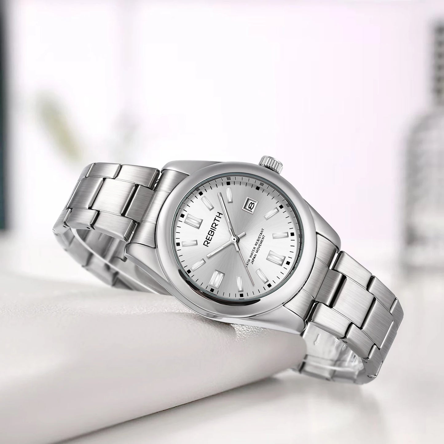 Orologio Uomo Elegante Quarzo Acciaio Data
