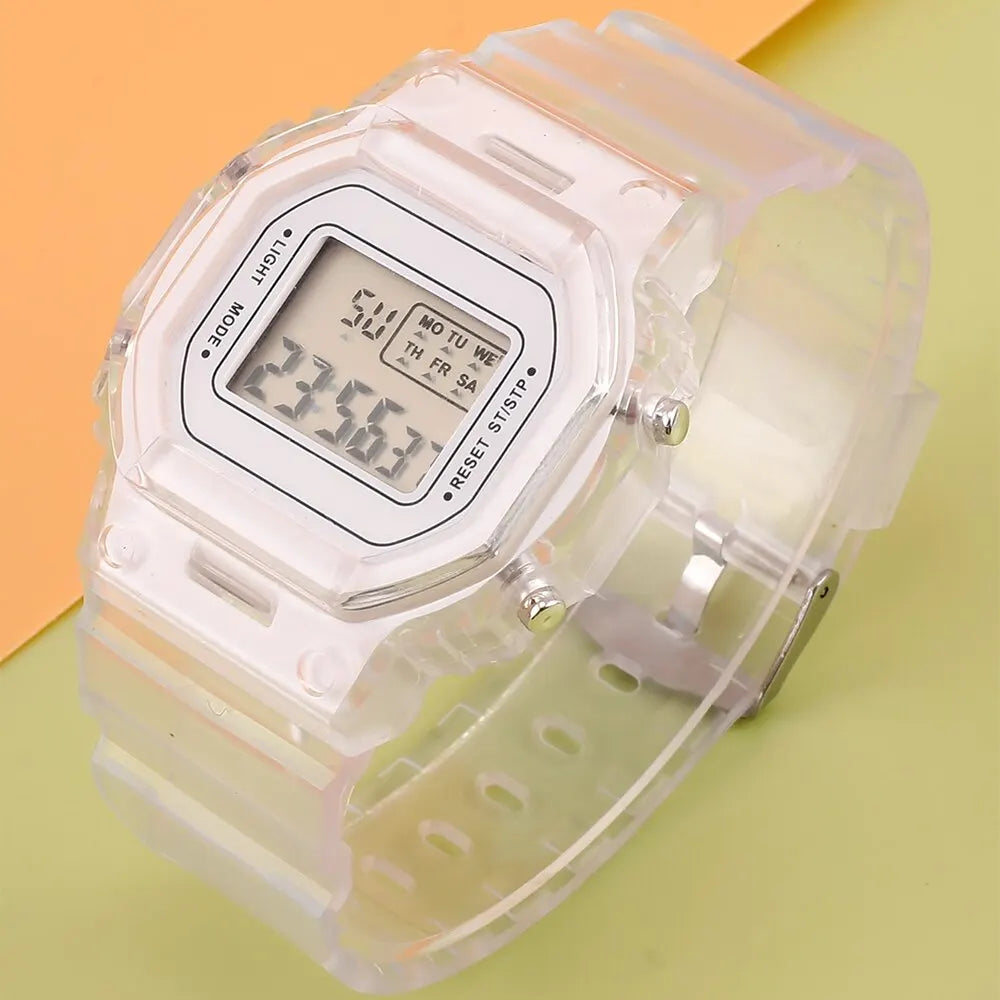 Orologio da Donna Digitale LED Silicone Sportivo Elettronico