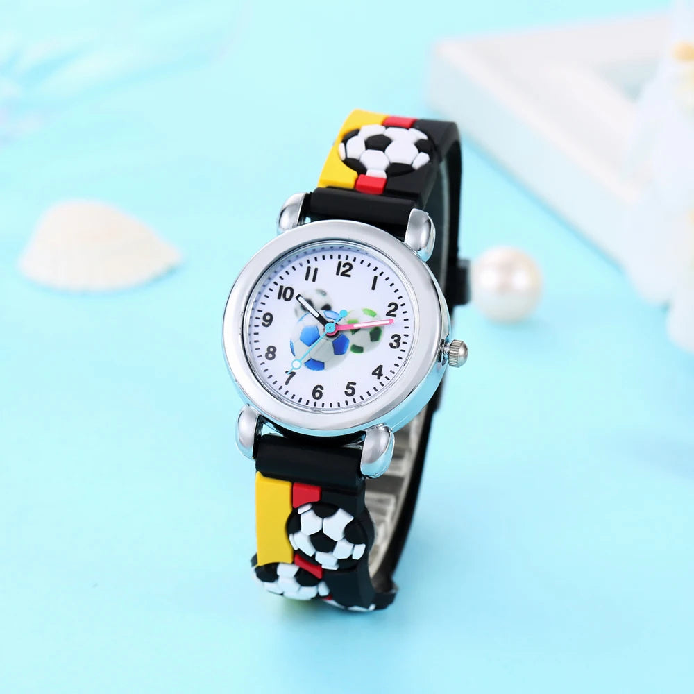 Orologio Bambino Cartoni Quarzo Silicone Colorato