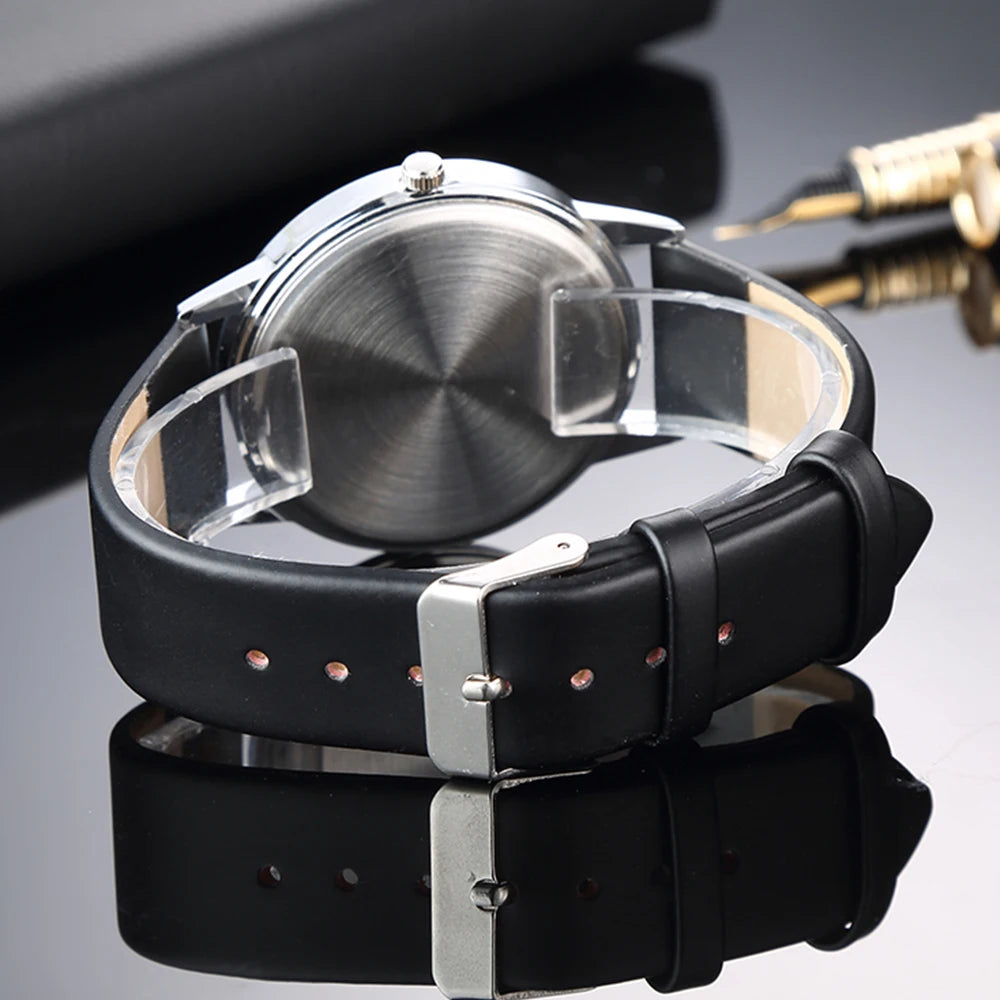 Orologio Donna Quarzo Stile Semplice Moda Cinturino Similpelle