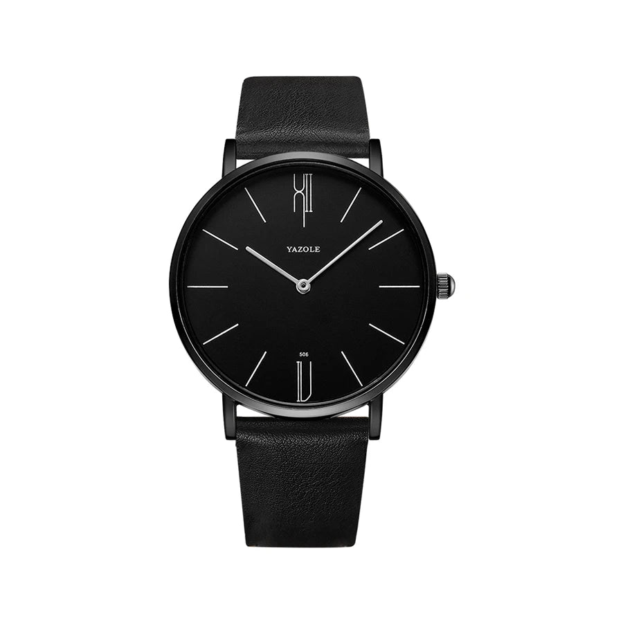 Orologio Uomo Alla Moda Al Quarzo Cinturino Similpelle Cassa in Lega Elegante