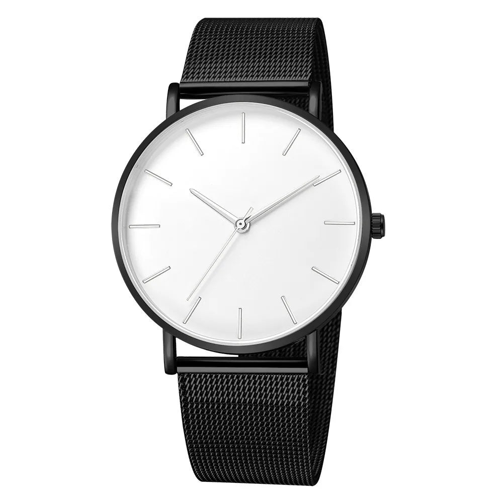 Orologio Donna Quarzo Elegante Acciaio Maglia Quadrante 40mm