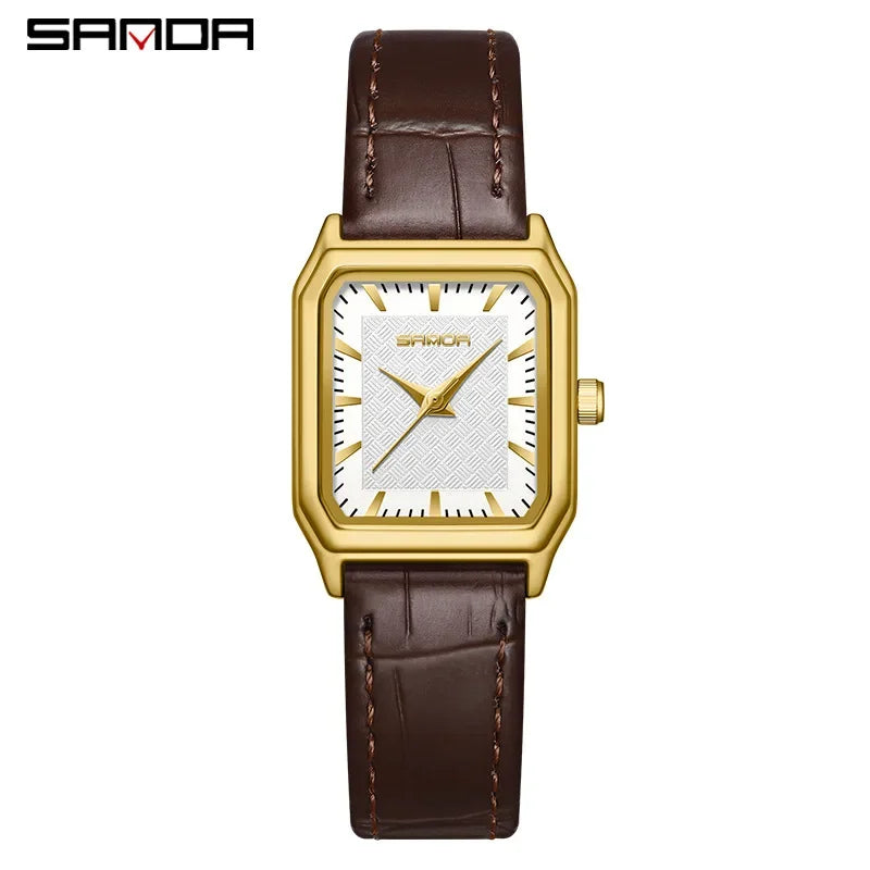 Orologio Donna Elegante Quarzo Moda Similpelle