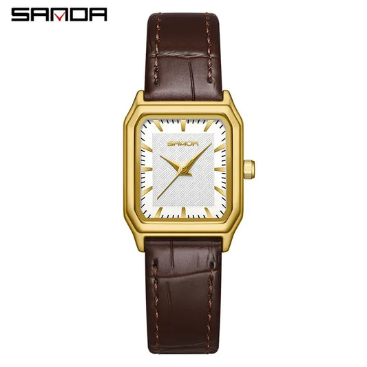 Orologio Donna Elegante Quarzo Moda Similpelle