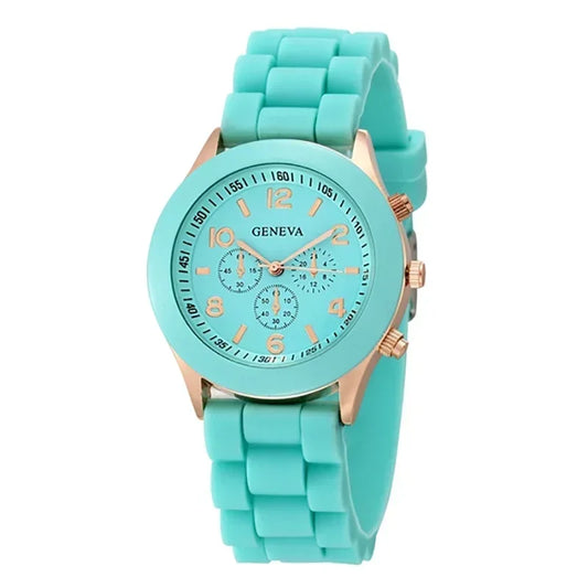 Orologio Donna Quarzo Elegante – Cinturino Silicone Cassa Lega