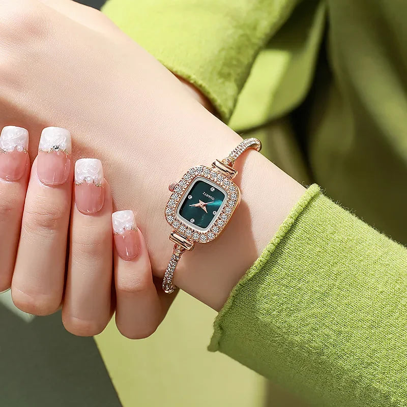 Orologio Donna Elegante Quarzo Bracciale in Lega Moda Casual