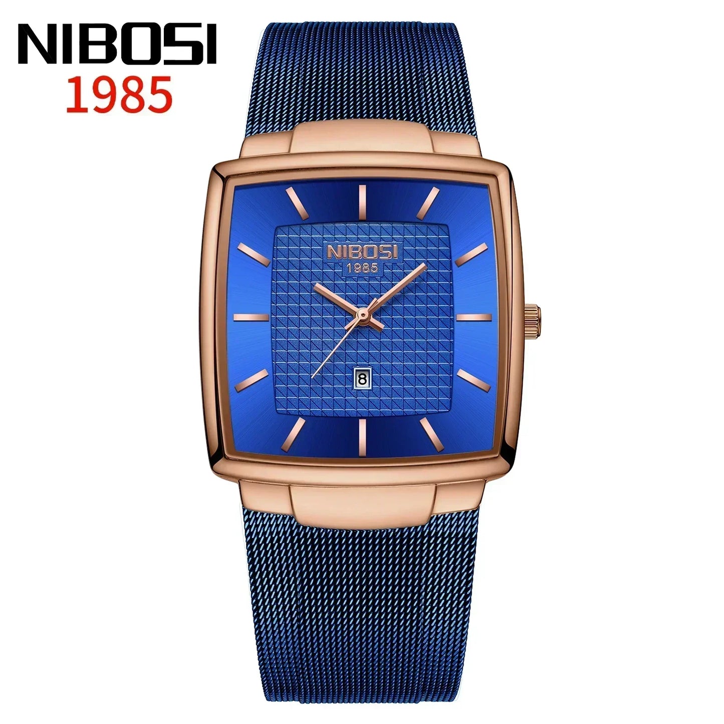 Orologio Uomo Quarzo Elegante Acciaio Con Data