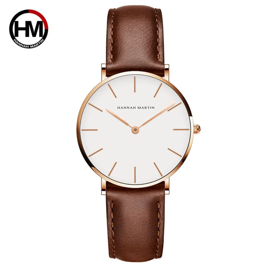 Orologio Donna Quarzo Elegante Moda Casual Cinturino Similpelle