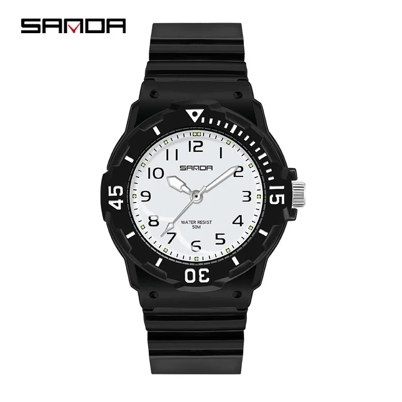 Orologio Donna Ragazze Sportivo Moda Casual al Quarzo con Cinturino Silicone