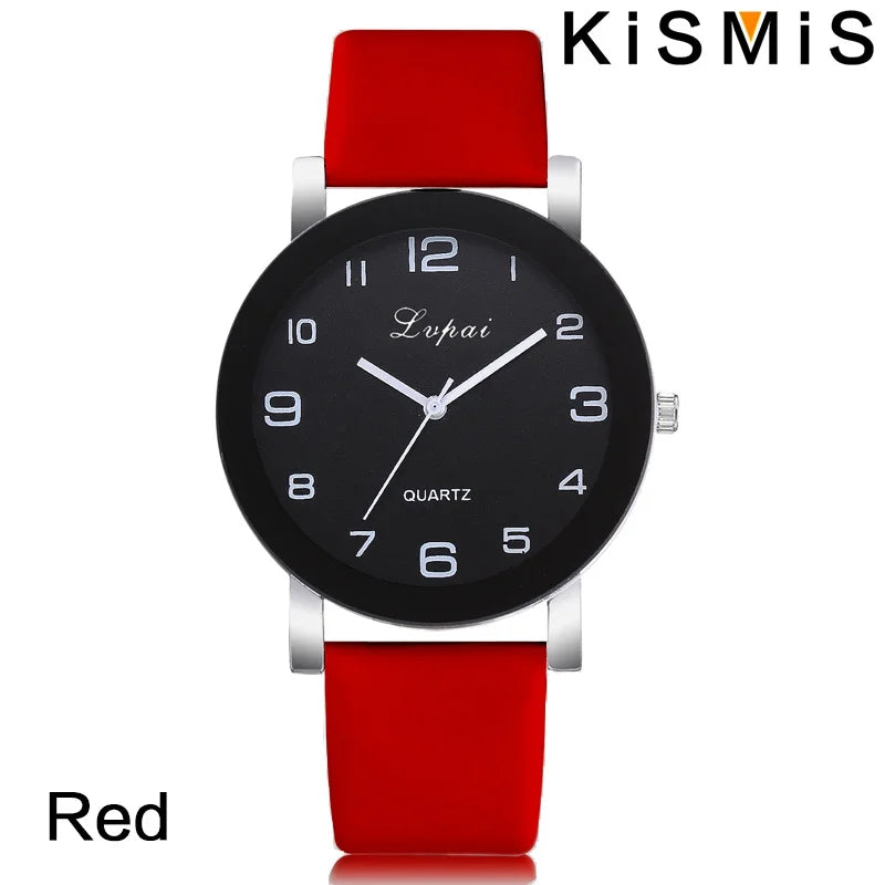 Orologio Donna Quarzo Moda Casual Cinturino Ecopelle Elegante