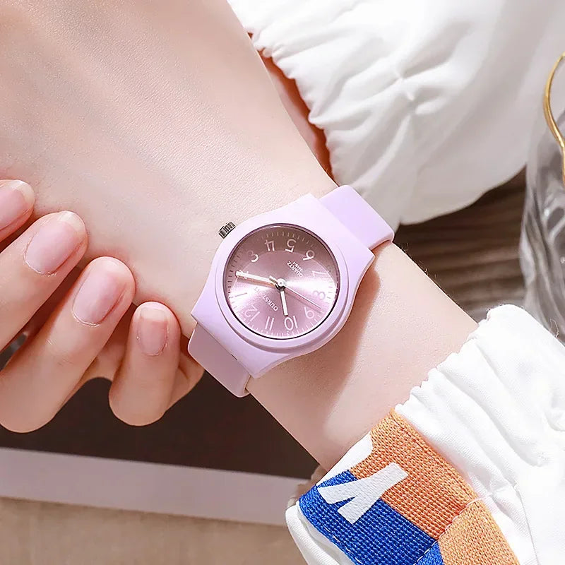 Orologio Donna Al Quarzo Cinturino In Silicone Cassa in Lega Casual Alla Moda