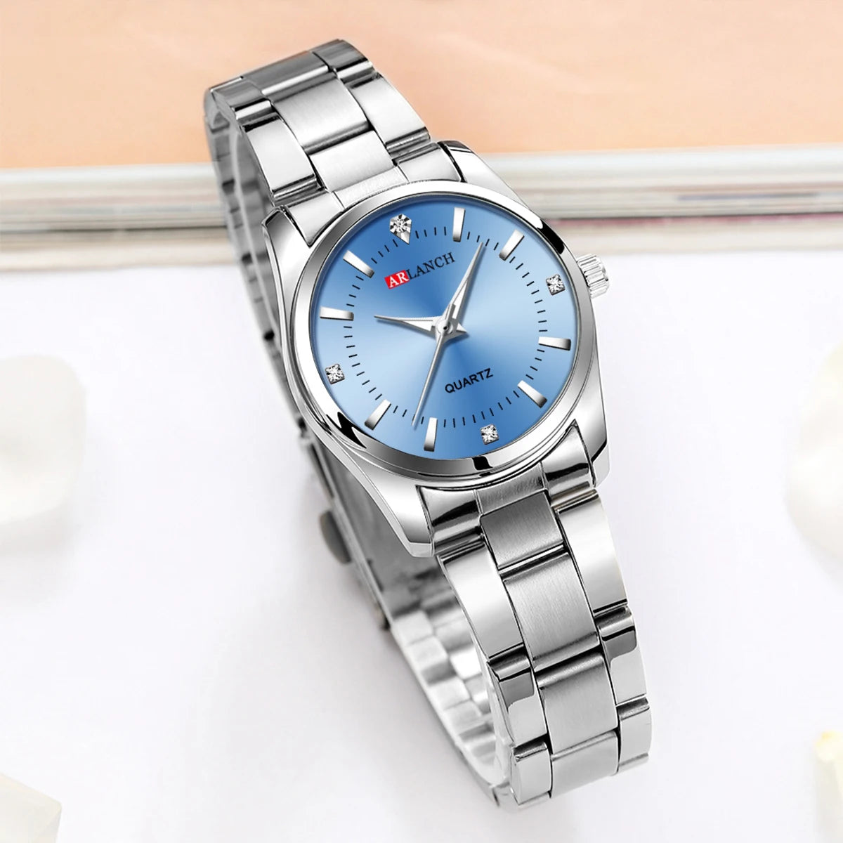 Orologio Donna Elegante Quarzo Acciaio Inossidabile 29mm Casual