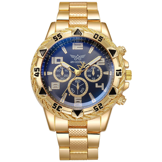 Orologio Uomo Quarzo Cassa Lega – Cinturino Metallo Moda Casual