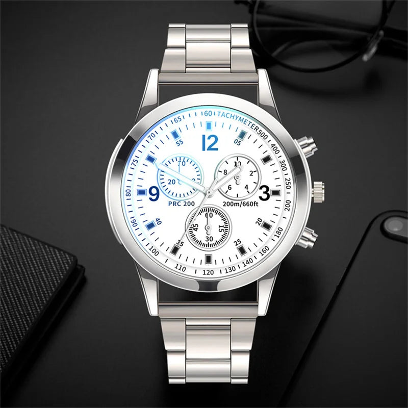 Orologio Uomo Lega Elegante Quarzo Quadrante 40 mm Stile Semplice
