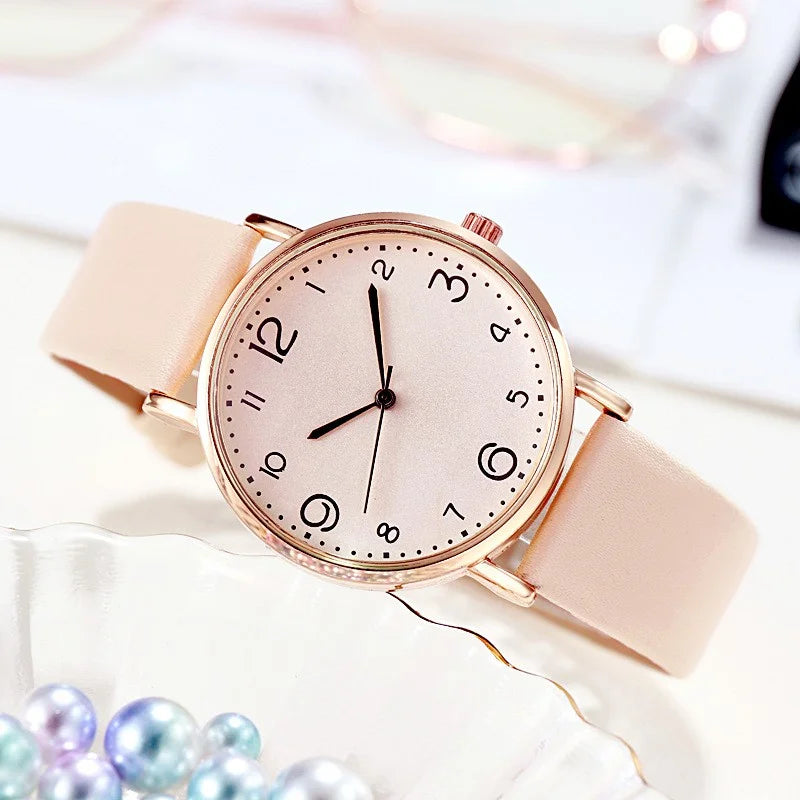 Orologio Donna Moda Casual Quarzo Cinturino Similpelle Elegante 36mm
