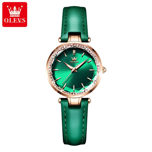 Orologio Donna – Quarzo Cinturino Similpelle Quadrante 30mm Elegante