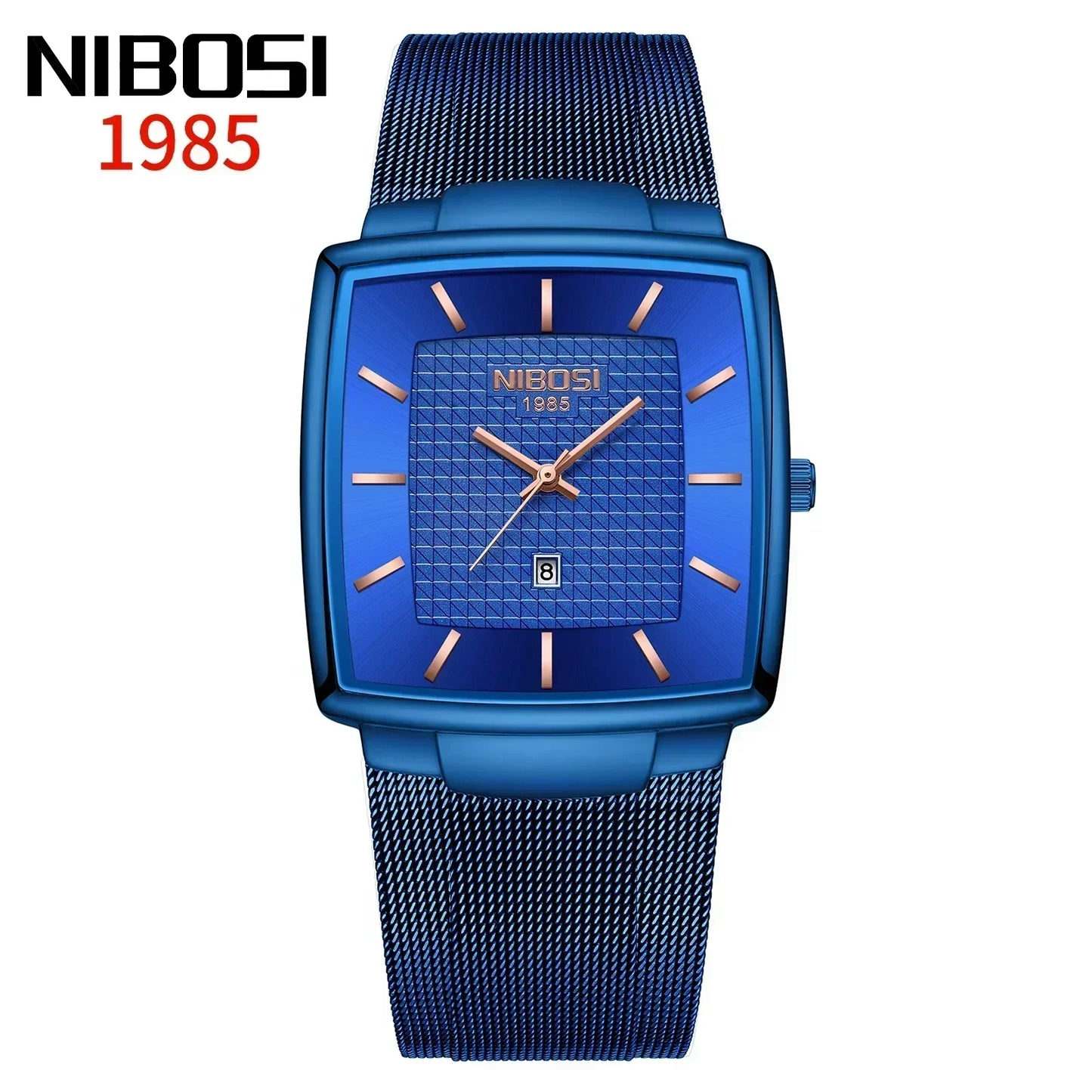 Orologio Uomo Quarzo Elegante Acciaio Con Data