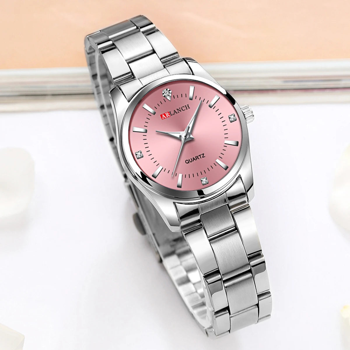 Orologio Donna Elegante Quarzo Acciaio Inossidabile 29mm Casual