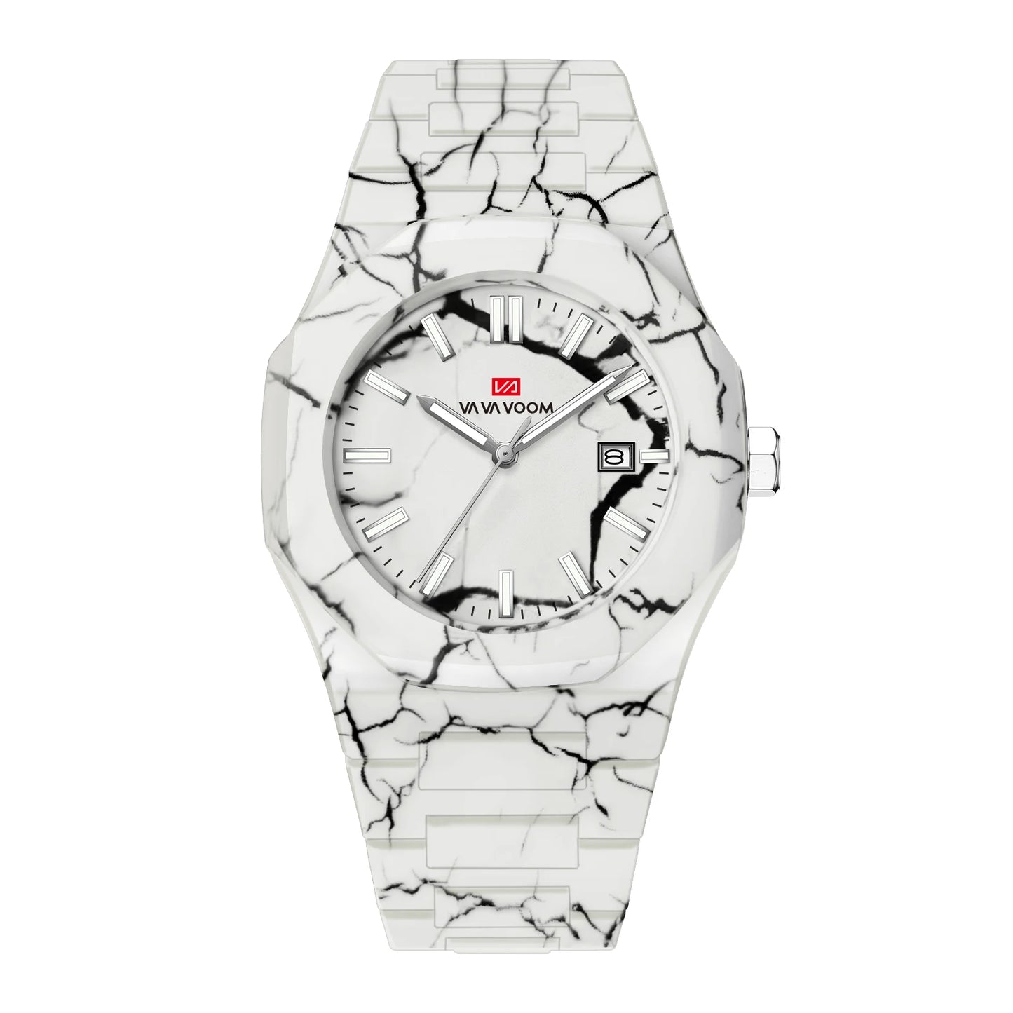 Orologio Uomo Quarzo Stile Marmo Sportivo