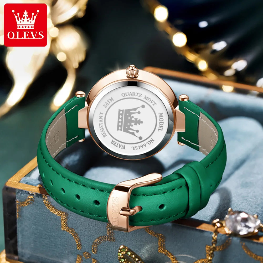 Orologio Donna – Quarzo Cinturino Similpelle Quadrante 30mm Elegante