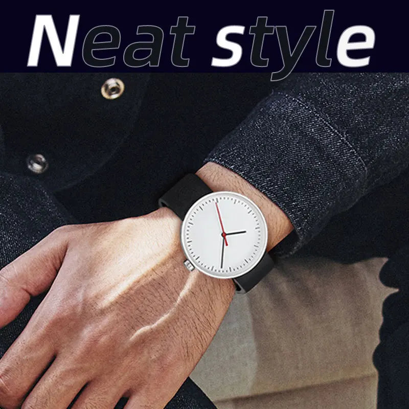 Orologio Uomo Quarzo Elegante Similpelle  Stile Minimal
