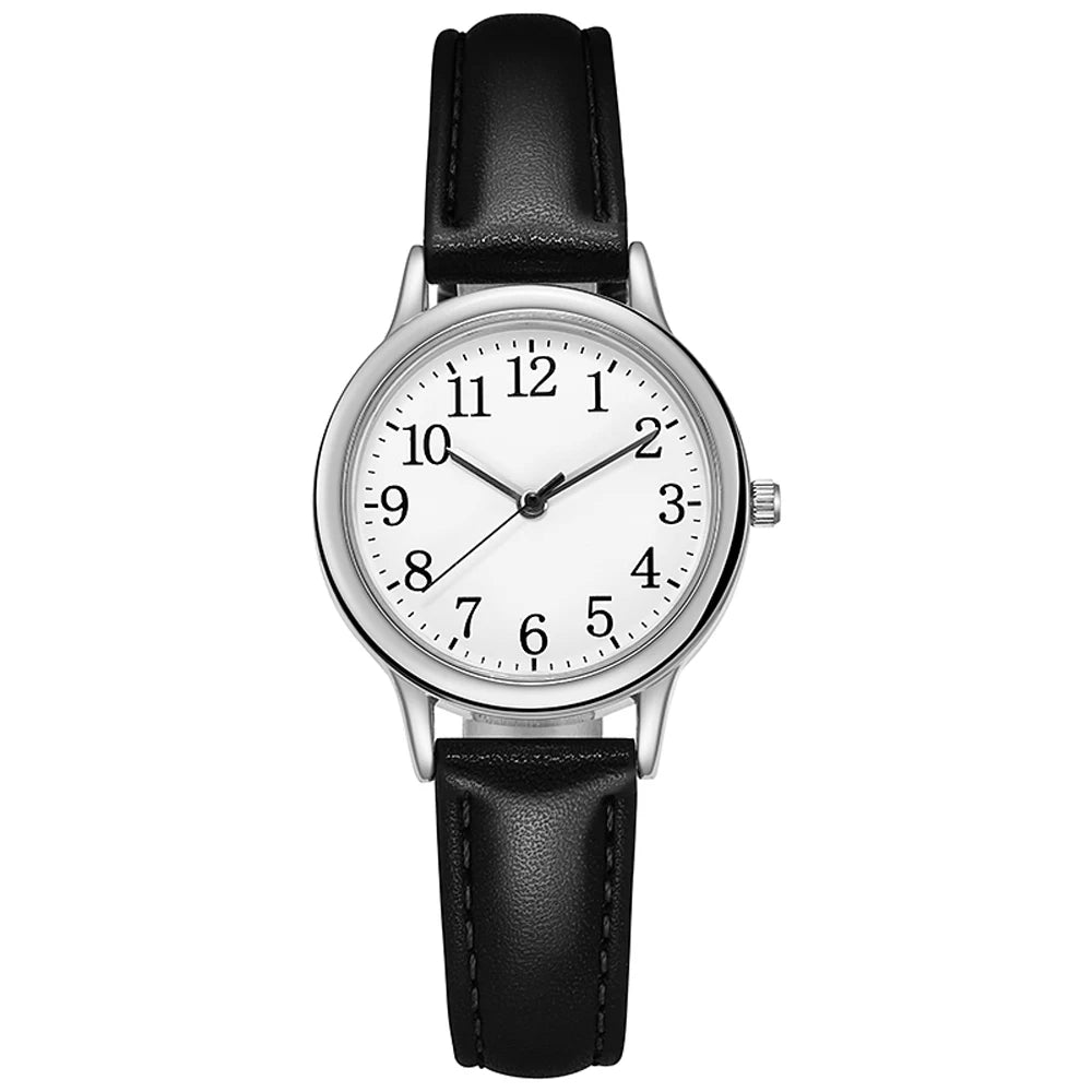 Orologio Donna Quarzo Elegante Similpelle Design Semplice e alla Moda