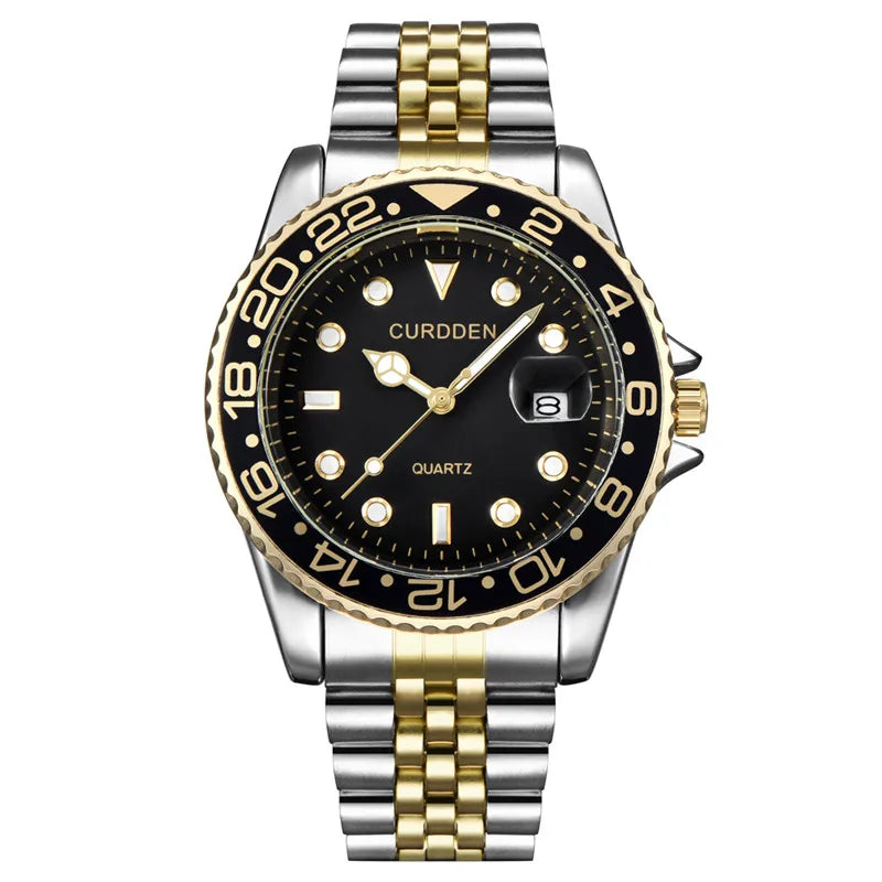 Orologio Uomo Quarzo Acciaio Data 42mm