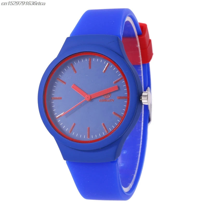 Orologio Donna Quarzo Casual Moda Cinturino Silicone