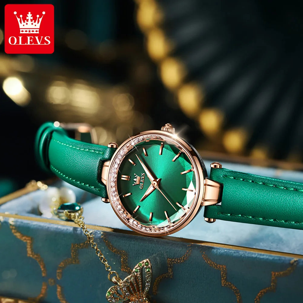 Orologio Donna – Quarzo Cinturino Similpelle Quadrante 30mm Elegante