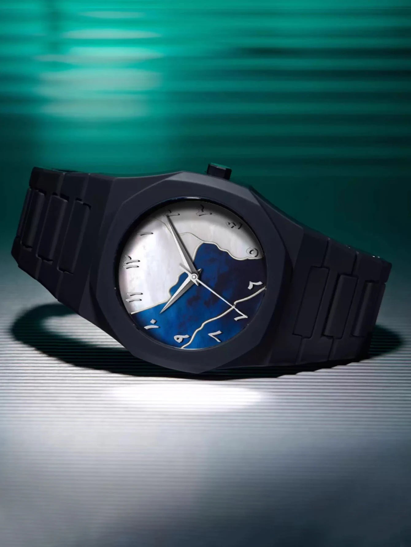 Orologio Uomo 42mm Quarzo Cinturino e Cassa in Plastica