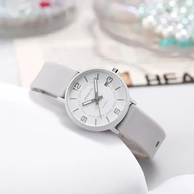 Orologio Donna Digitale Impermeabile Quarzo Cinturino Silicone Moda Casual